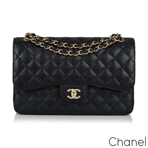 chanel black classic double flap bag|chanel classic flap black jumbo.